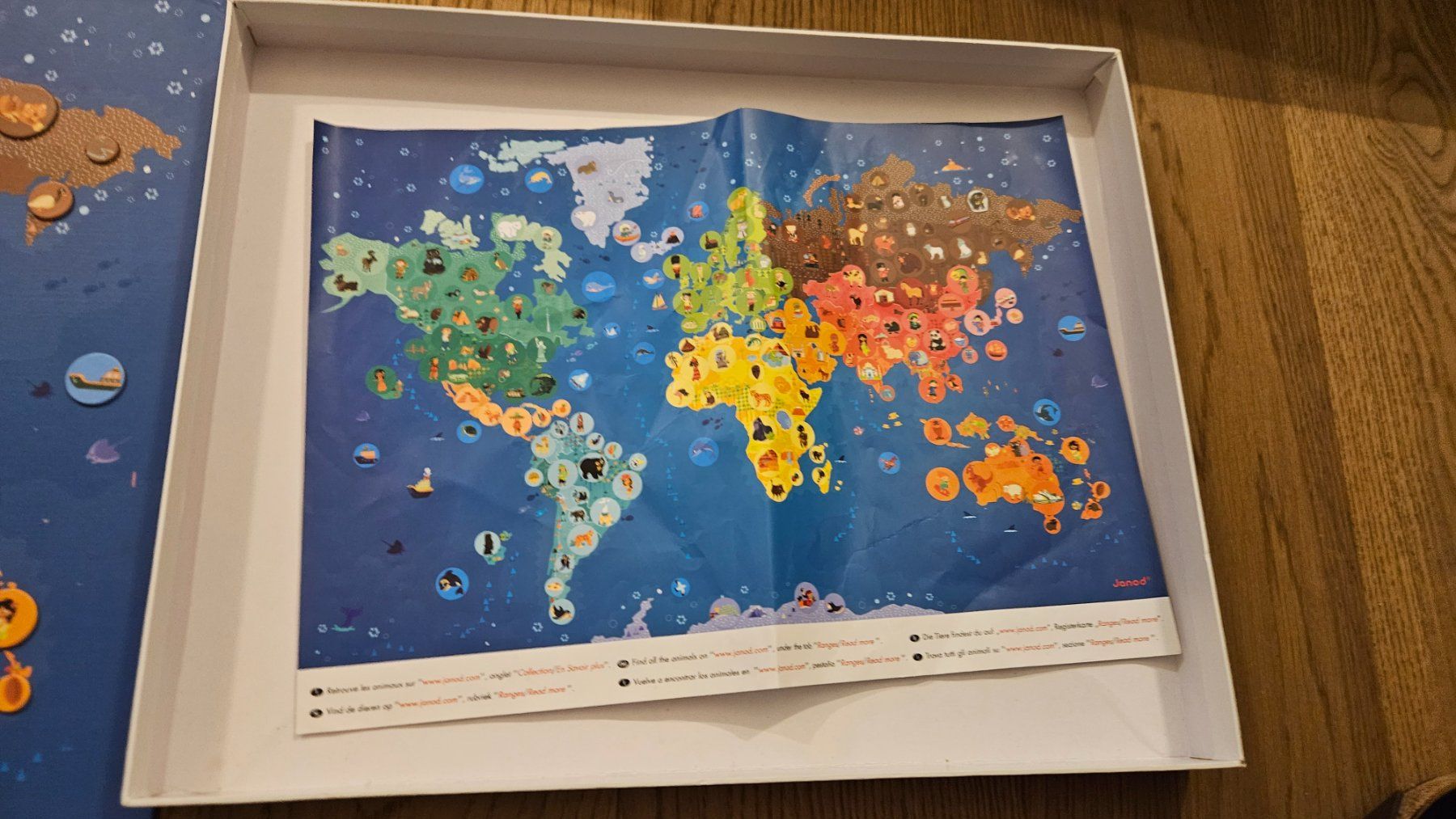 Janod Giochi: Magnetic world map Janod – Usato da Melano venduto da H-Sara 2