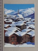 Münster VS, 1995, alter Dorfteil, Winter, Schnee