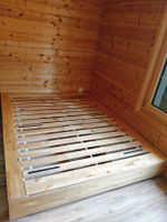 MANDAL Bettgestell mit Schubladen, Birke/weiß, 160x200 cm