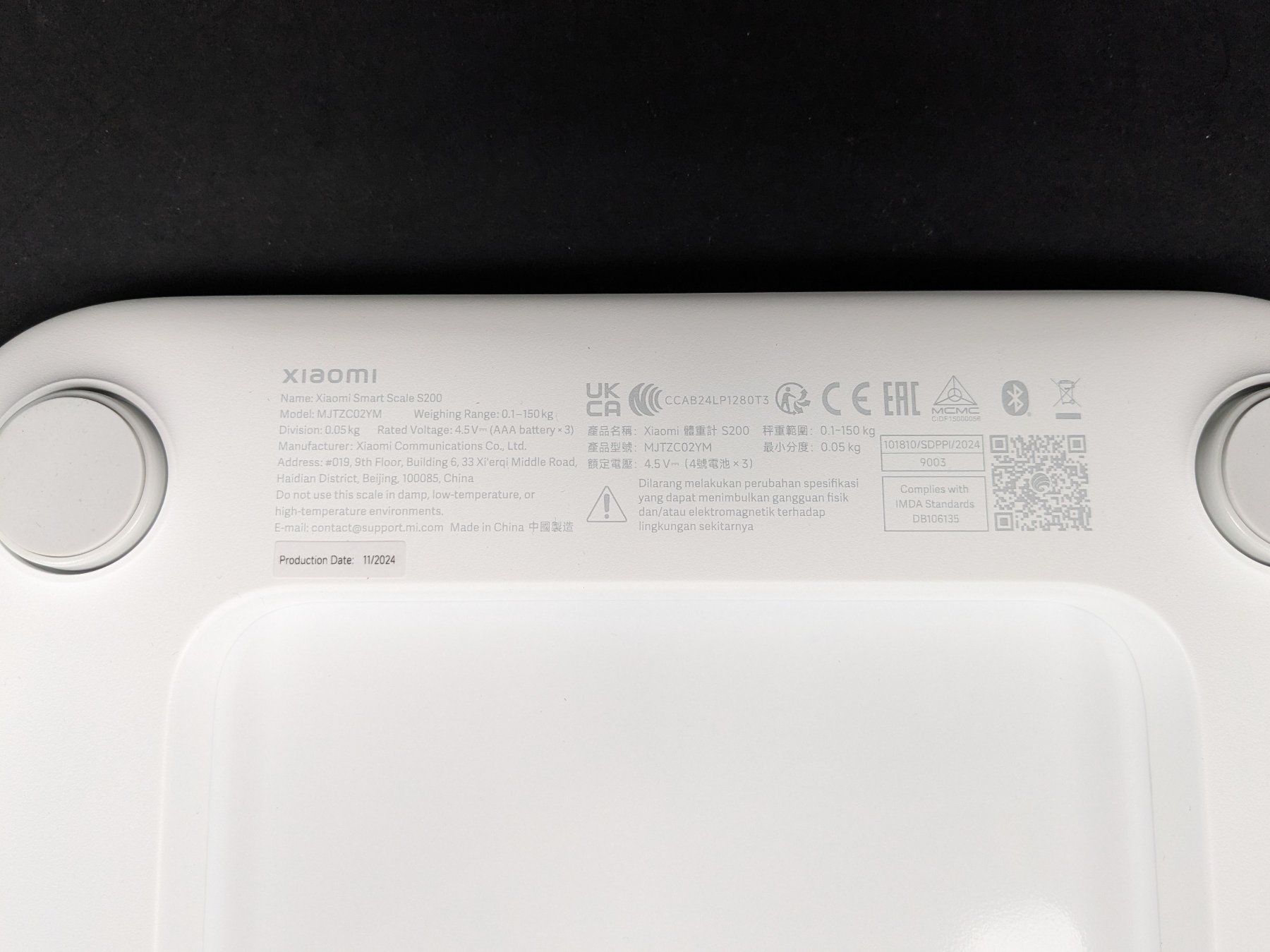 Xiaomi Bilance pesapersone: XIAOMi Smart Scale S200 Personenwaage – Nuovo (secondo la descrizione) da Dintikon venduto da Restwert_Dintikon 3
