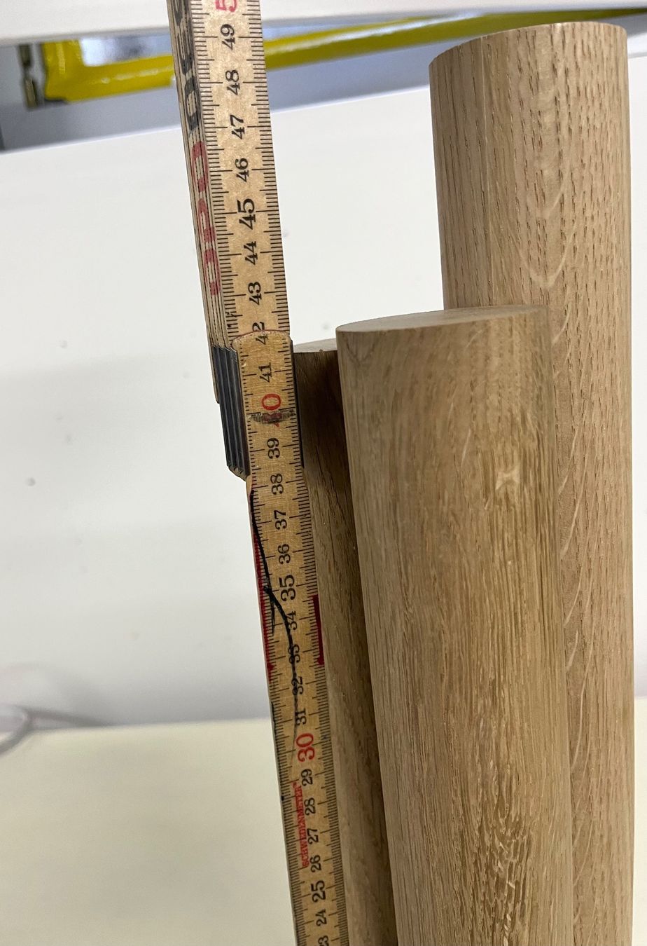 Holzartikel: 3x Rundstäbe aus Eiche, Durchmesser 50mm – Neu (gemäss Beschreibung) aus Weinfelden von Kathydoes 4
