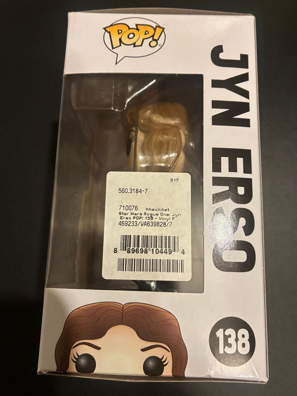 Funko Statuette: Funko Pop Star Wars Rogue One 138 - Jyn Erso – Nuovo e nell'imballaggio originale da Baden venduto da Polystyreneman 1
