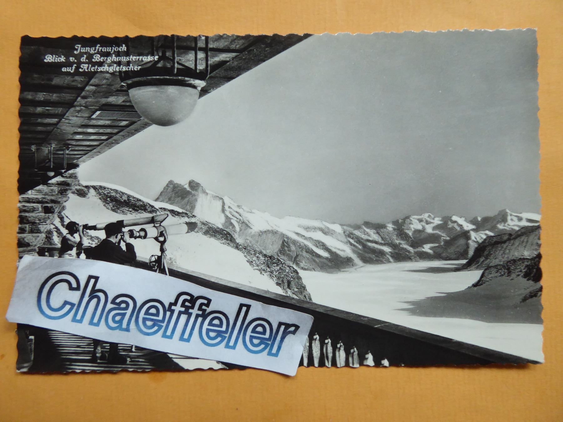 Cartoline postali: Jungfraujoch, Blick von der Berhausterrasse – Nuovo (secondo la descrizione) da Zürich venduto da Chaeffeler