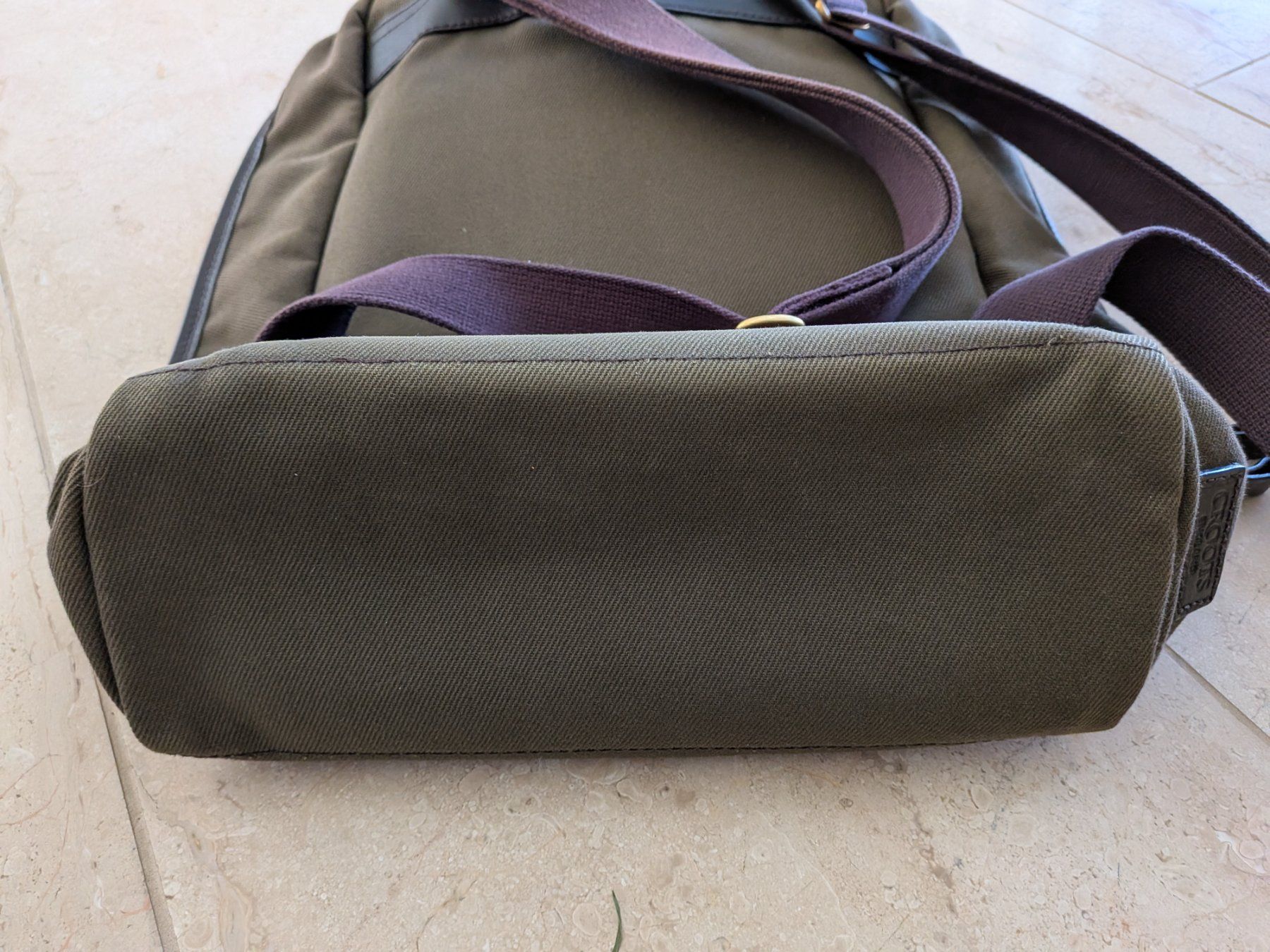 Zaini: Croots British Twill Zipped Backpack Olive – Usato da Wangen b. Olten venduto da ricochet56 4