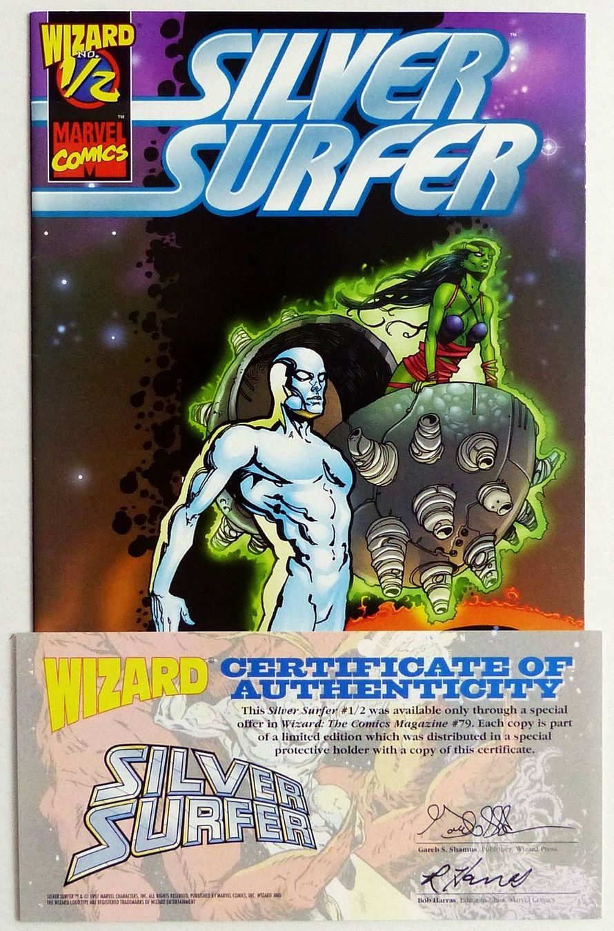 Comics: SILVER SURFER 1/2 WIZARD 1998 LIMITED EDITION WITH COA – Gebraucht aus Lugano von YouWantUS