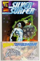 SILVER SURFER 1/2 WIZARD 1998 LIMITED EDITION WITH COA