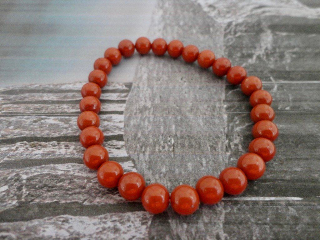 Bracciali & Braccialetti: Jaspis-rot Armband – Nuovo (secondo la descrizione) da Biberist venduto da tl-schmuck
