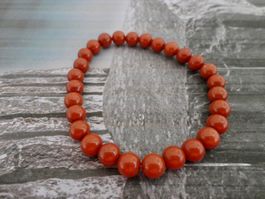 Jaspis-rot Armband