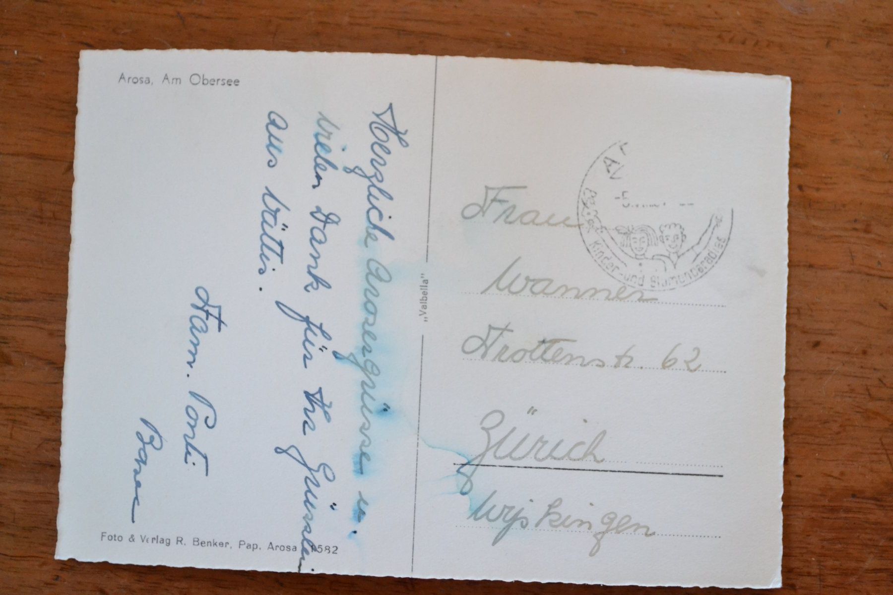 Cartoline postali: AK Arosa GR – Usato da Beinwil am See venduto da kajak55 1
