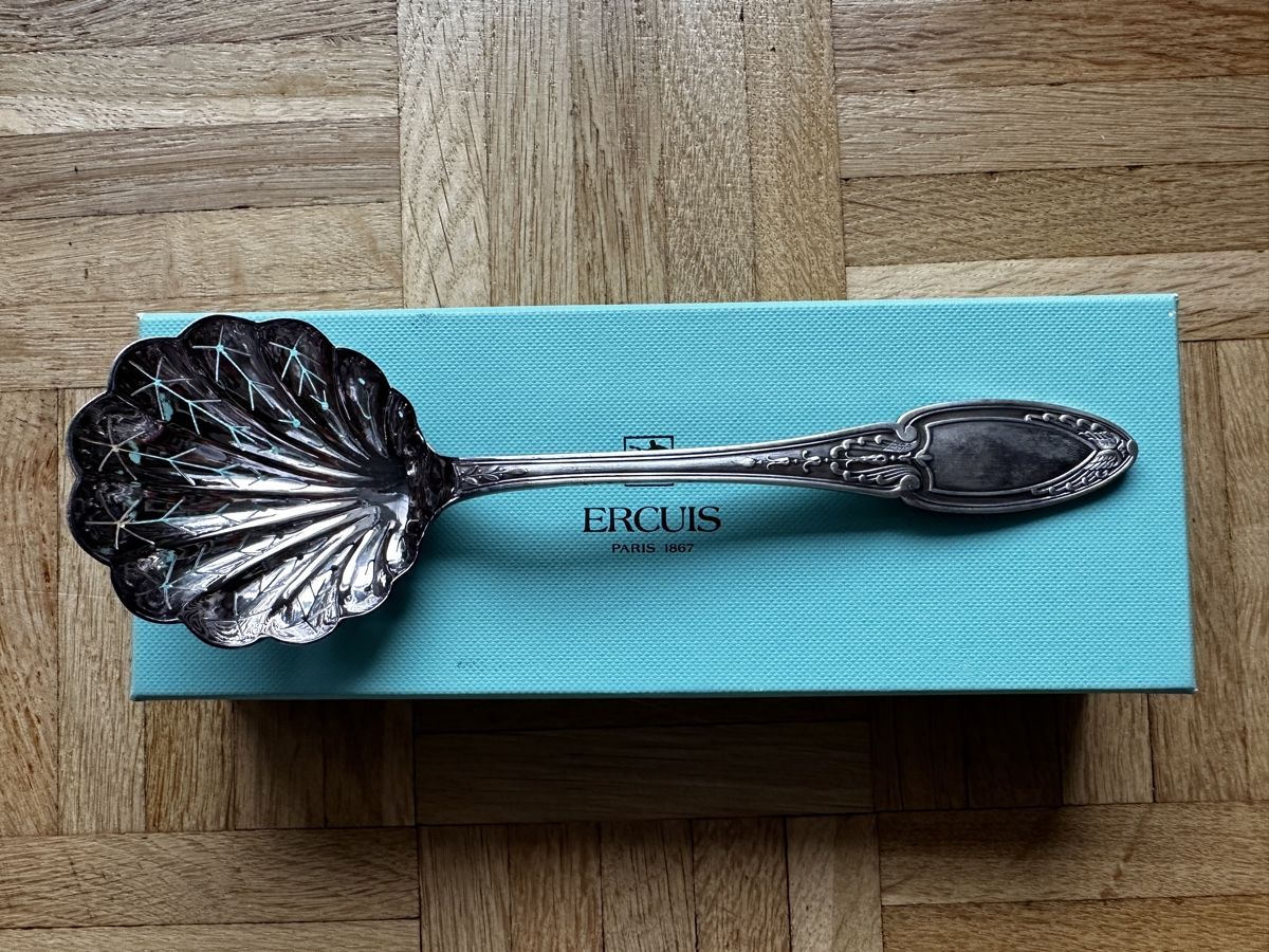 Cucchiai: Ercuis Silver Spoon – Nuovo e nell'imballaggio originale da Epalinges venduto da Lily2006