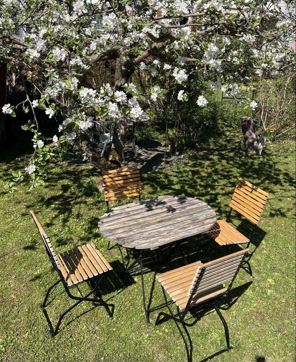 Tavoli: Gartentisch mit 4 Stühlen – Usato da Jona venduto da Merchandise