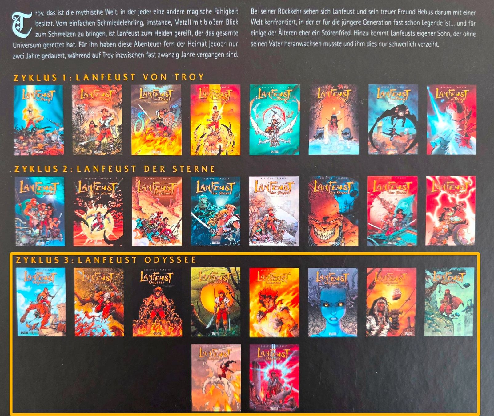 BD: Lanfeust Odyssee Comic-Serie 1-10 | Splitter Hardcover – D'occasion à Hildisrieden par d.grueter 2