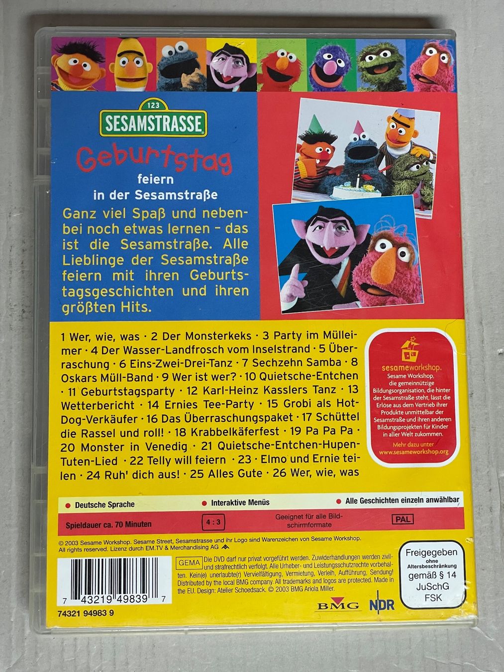 Tutti i DVDs: Sesamstrasse – Usato da Muri b. Bern venduto da AdidasCollector 1