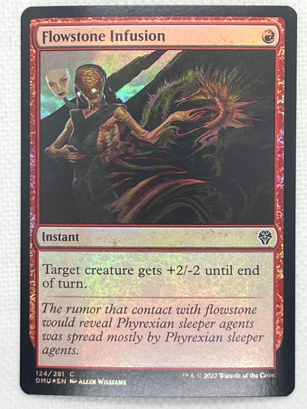 Magic The Gathering Carte collezionabili: MTG Flowstone Infusion DMU 124 Englisch Common Foil – Usato da Hinterkappelen venduto da Kim1992