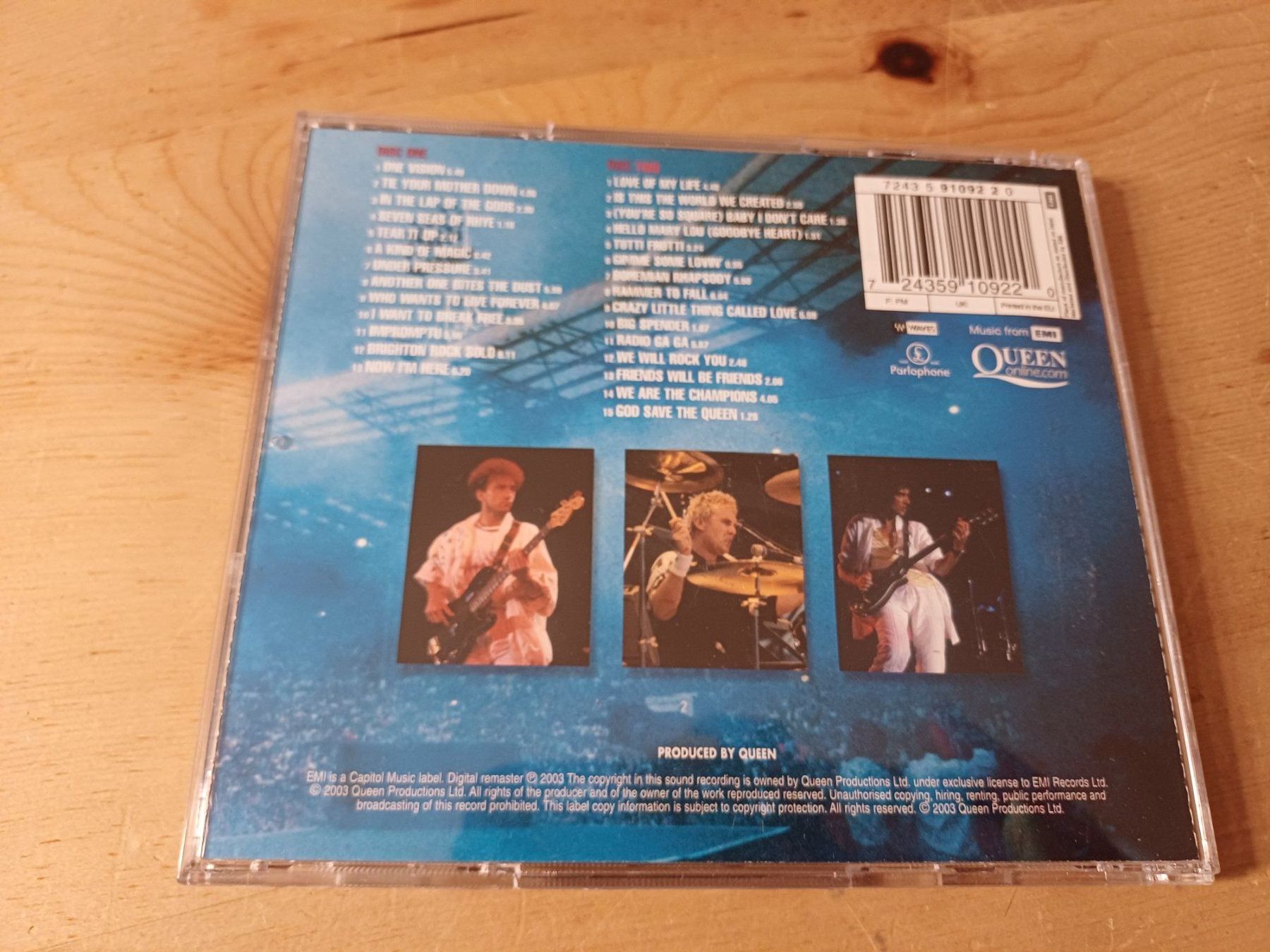 CD: Queen: Live At Wembley Stadium 1986 auf 2 CDs – Usato da Jona venduto da Rreto71 2