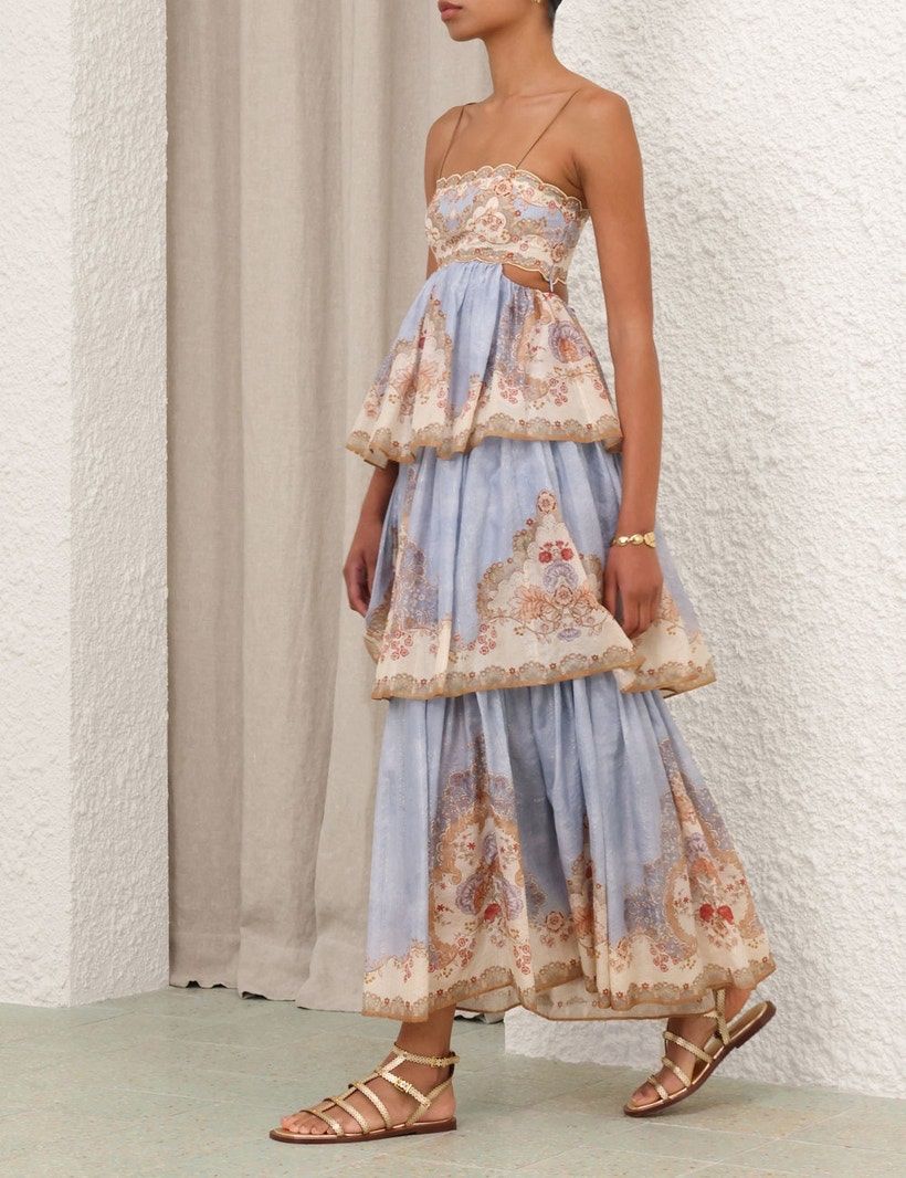 Kleider: Elegant Silk Maxi Dress – Neu (gemäss Beschreibung) aus St.Josefen von lop_lh8d 1