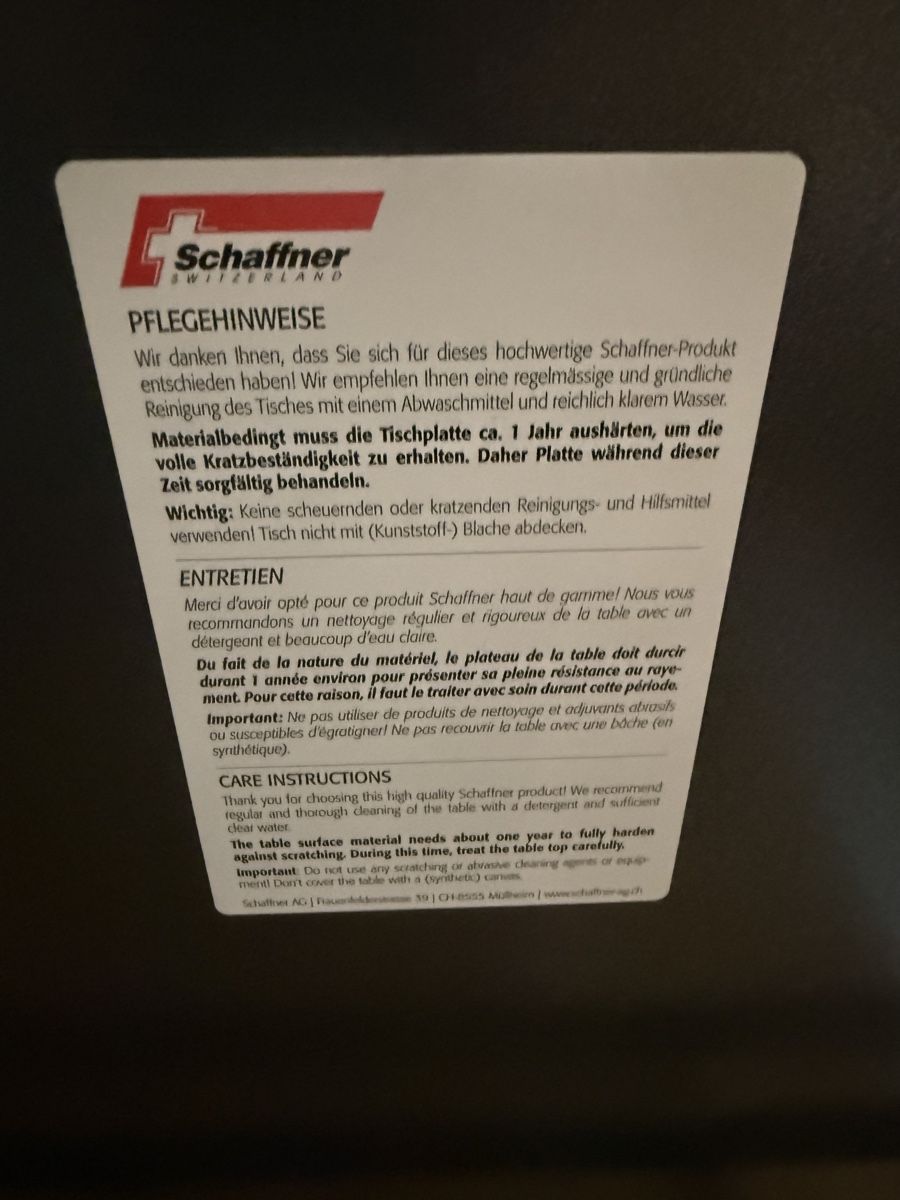 Schaffner Tische: Schaffner Gartentisch Anthrazit klappbar – Gebraucht aus Zürich von lisa22 4