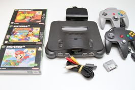 N64 Konsole mit Spielen in OVP
