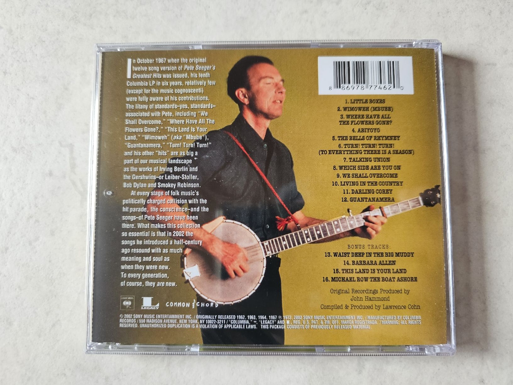 CD: Pete Seeger  -  Greatest Hits  /  Fabrikneu – Nuovo e nell'imballaggio originale da Schneisingen venduto da backstore24 1