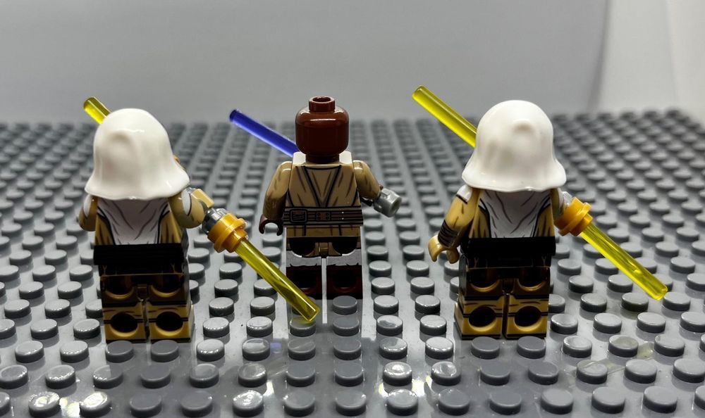 Star Wars Kit di costruzioni: Mace Windu & 2 Jedi Tempelwachen Minifiguren – Nuovo (secondo la descrizione) da St.Gallen venduto da Jamaruqua 2