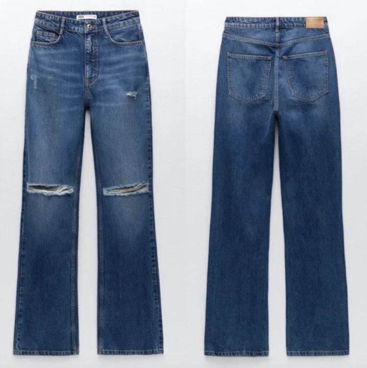 Jean Zara noir délavé, taille 40, style branché (D'occasion) à Satigny