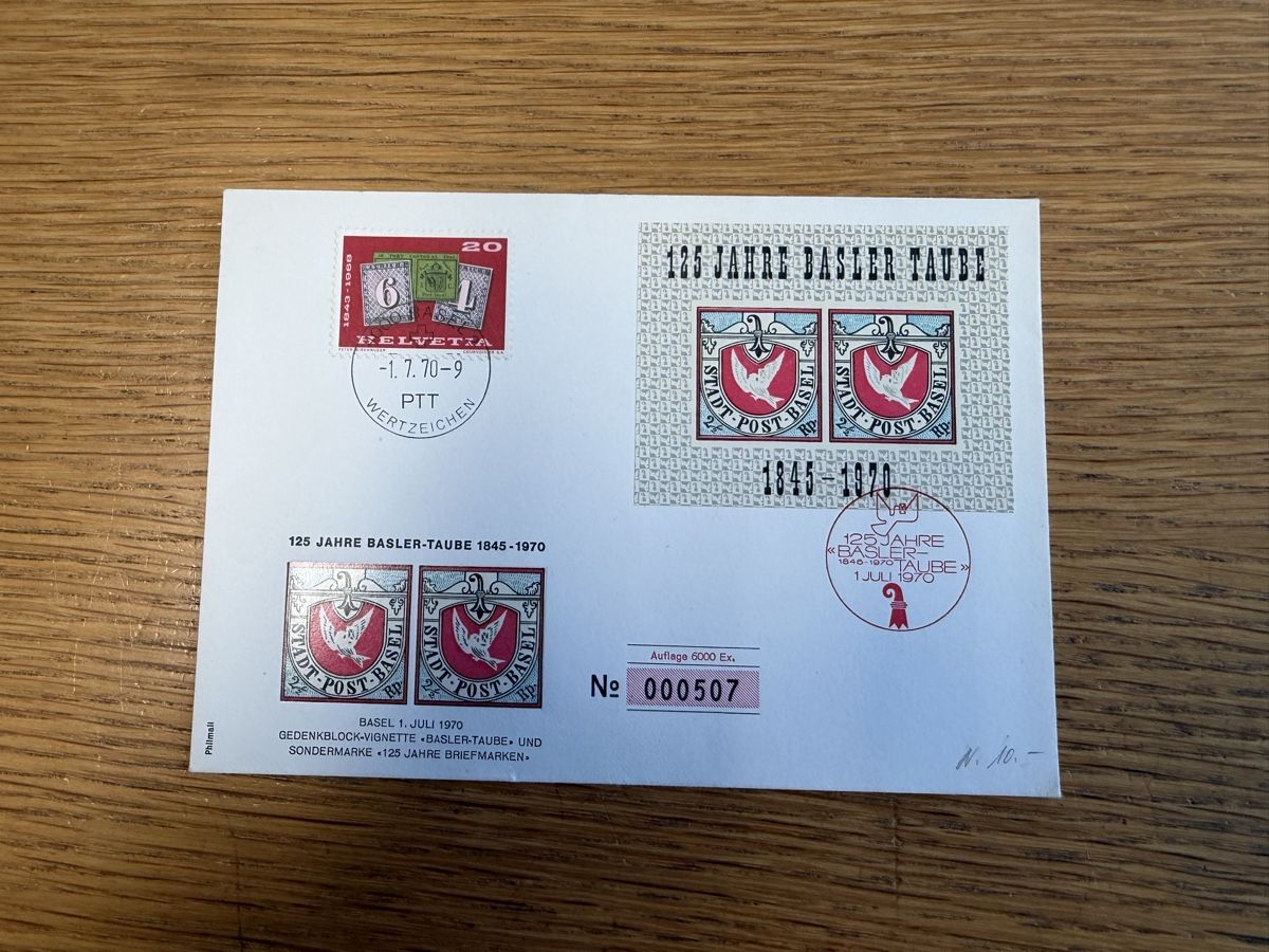 Alle Briefmarken: 5 FDCs mit Blöcken Schweiz  – Neu (gemäss Beschreibung) aus Murgenthal von Tina_4055 8