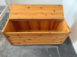 Holztruhe fürs Kinderzimmer 