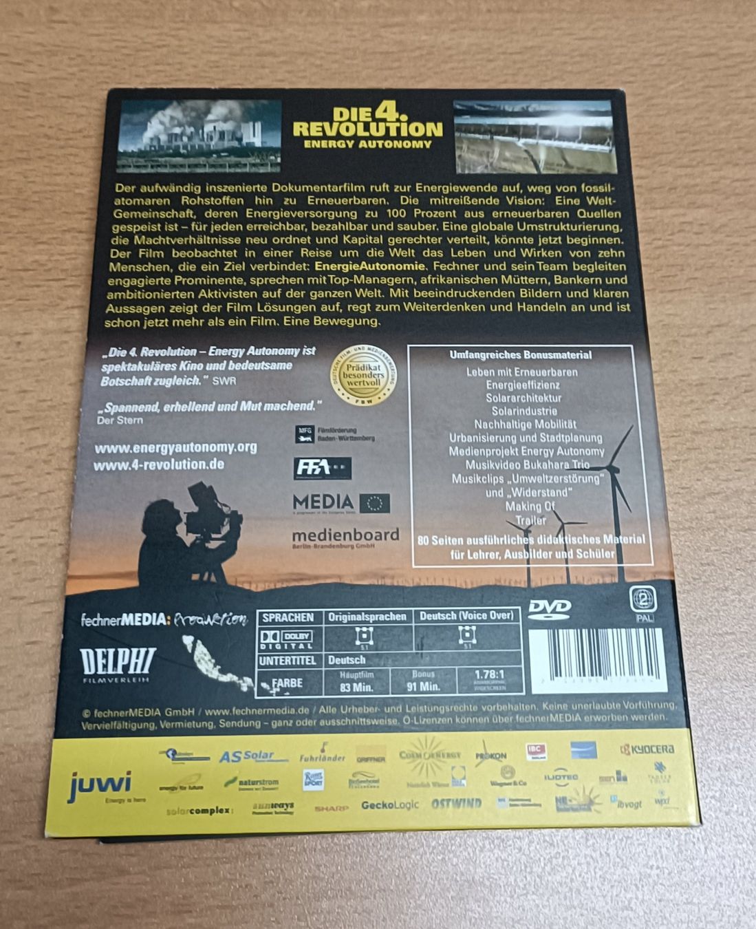 Alle DVDs: Die 4. Revolution - Energy Autonomy – Gebraucht aus Köniz von Movieportal007 2