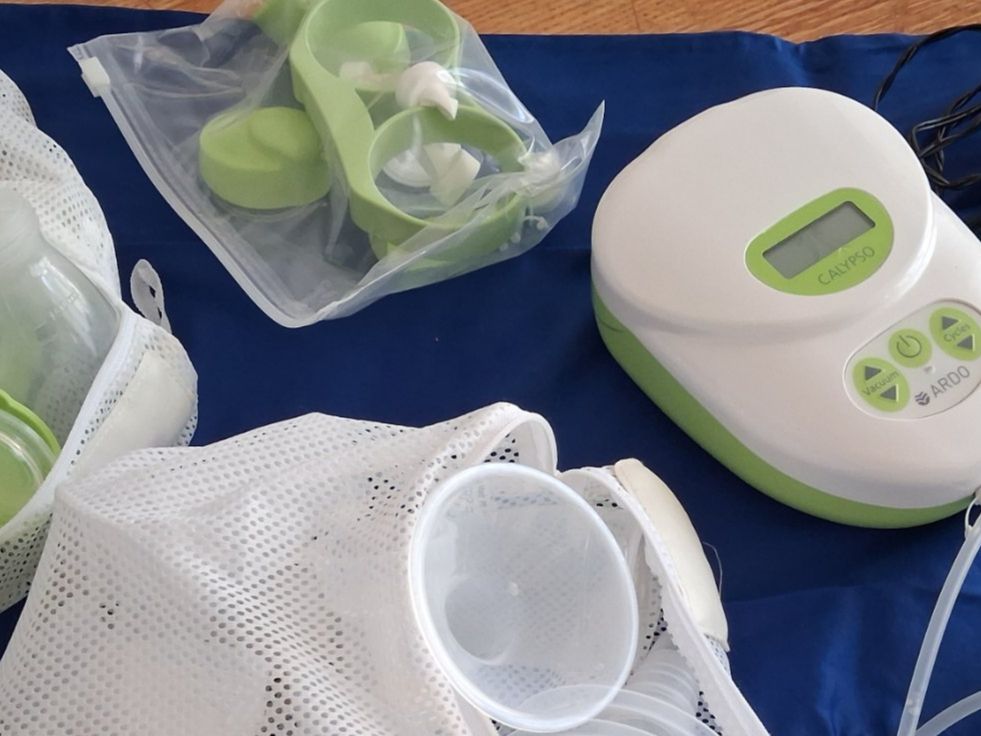 Accessoires pour allaitement: MILCHPUMPE - Baby - CALYPSO - Mit Accessoires – D'occasion à Luzern par miocarobabbonetoscan
