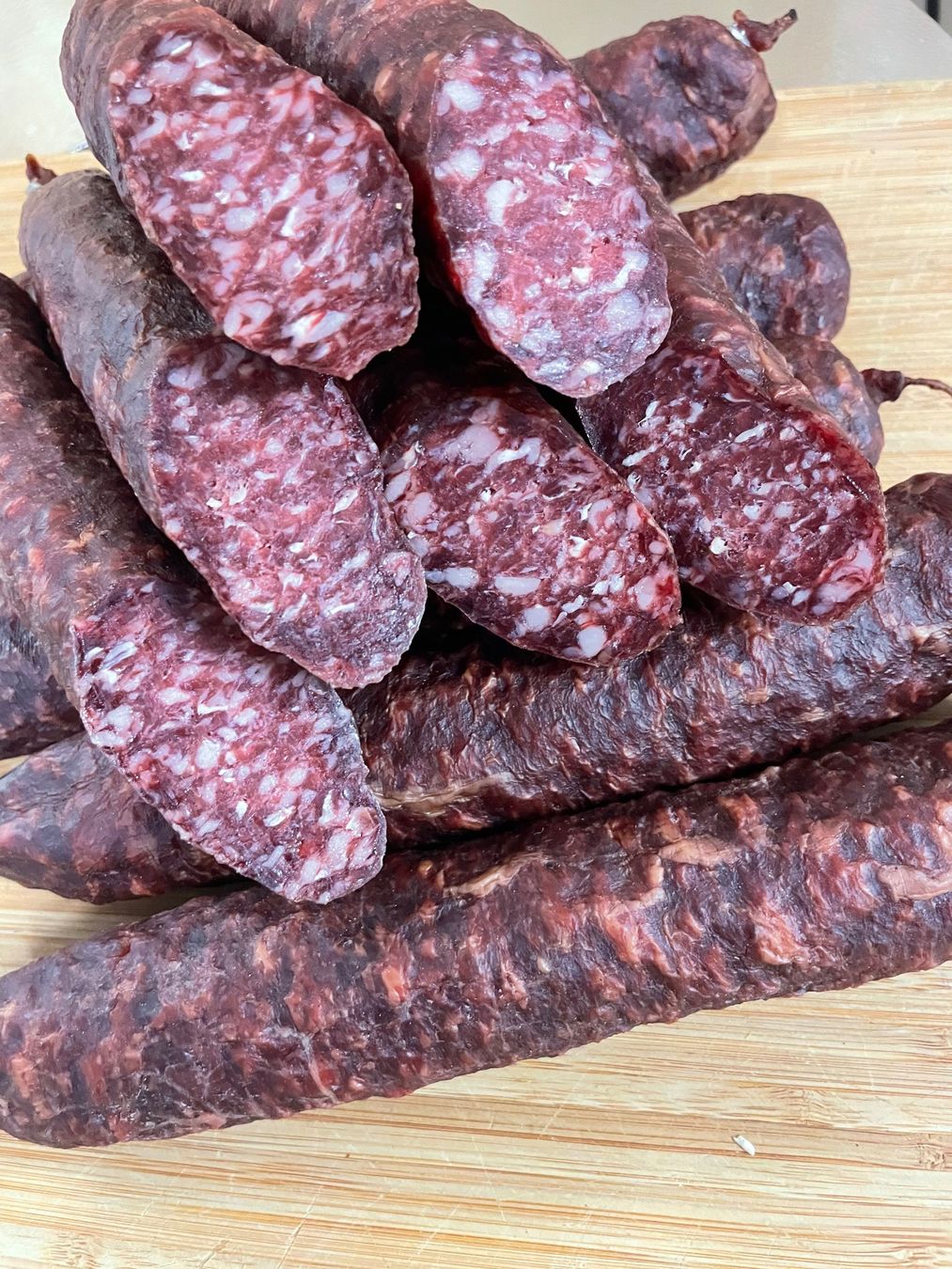 Cibi & Specialità: Trockenwurst vom Rind – Nuovo e nell'imballaggio originale da Hasliberg-Goldern venduto da flowerbauer74