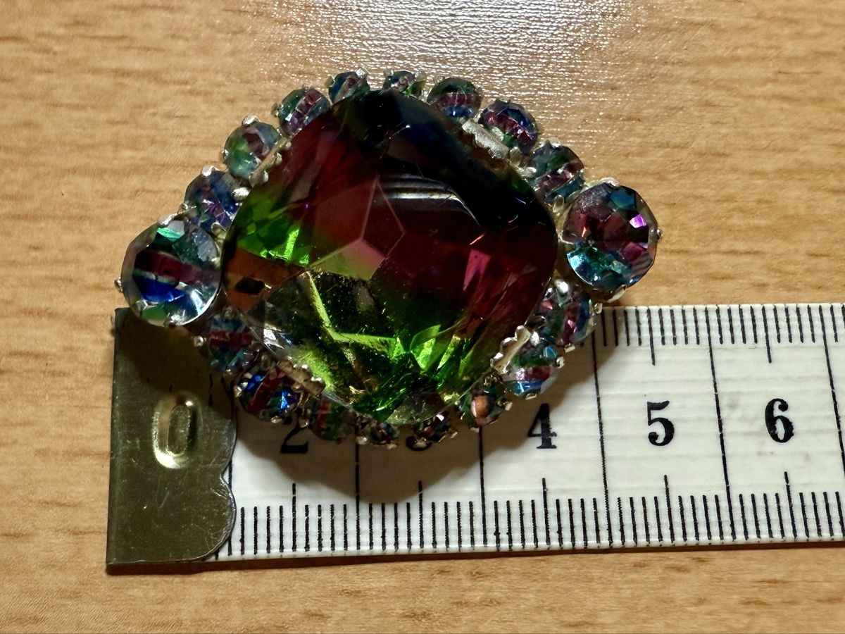 Spille & Fermagli: Vintage Boreal Aurora Brosche, Kristall, 1950-60 – Usato da Lamone venduto da LaCantinaMagica 7