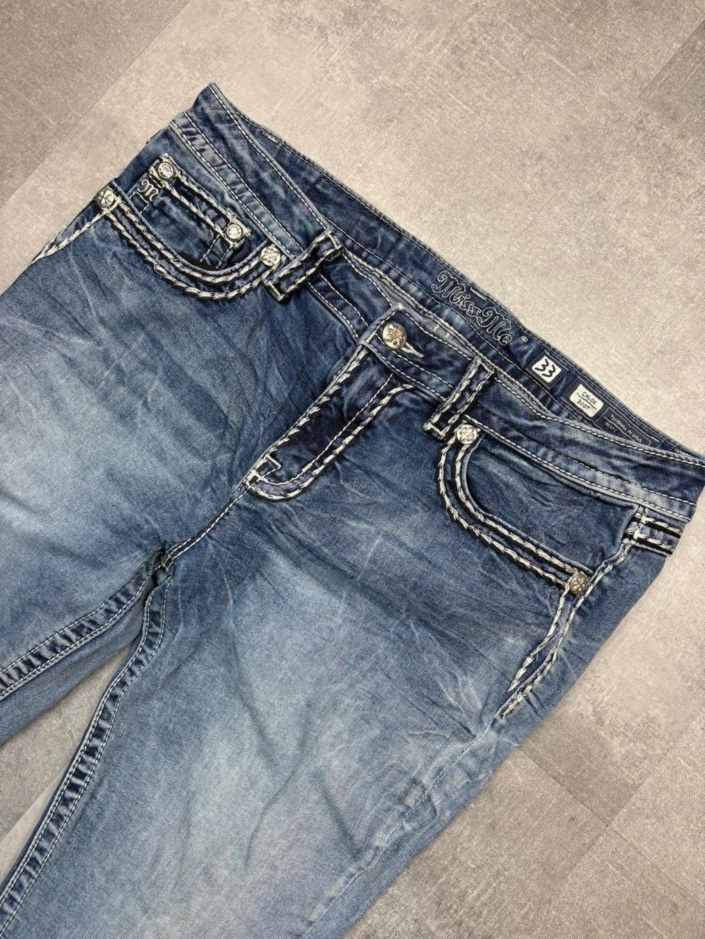 Jeans: Miss Me Bootcut Flared Jeans - Grösse L/33 – Usato da Werdenberg venduto da hase.vintage 3