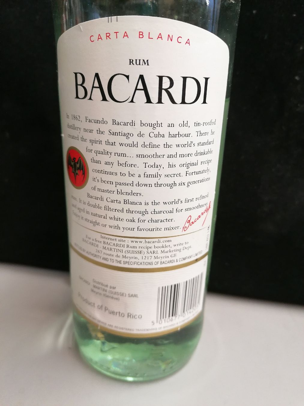 Bevande alcoliche: RON BACARDI SUPERIOR  – Usato da Genève venduto da Leboucheoreilles 4