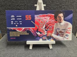 Original Signiert vom Carlo Sainz 