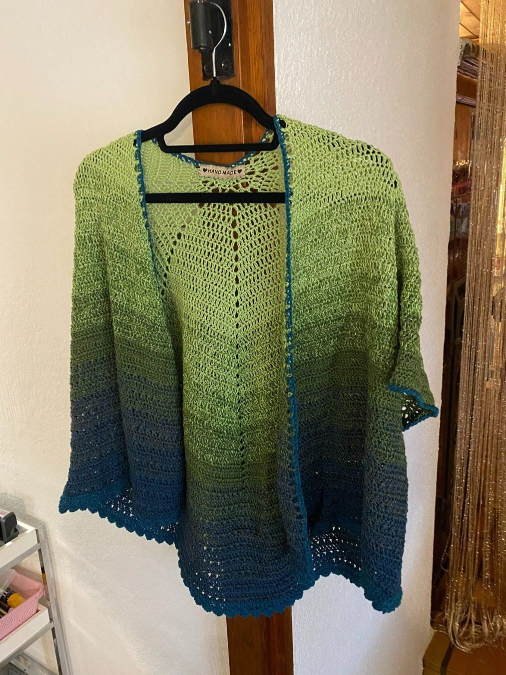 Giacche: STRICKJACKE GRÜN,EINZELSTÜCK,HANDGEMACHT – Nuovo e nell'imballaggio originale da Meienried venduto da ManuelaBoutique 2