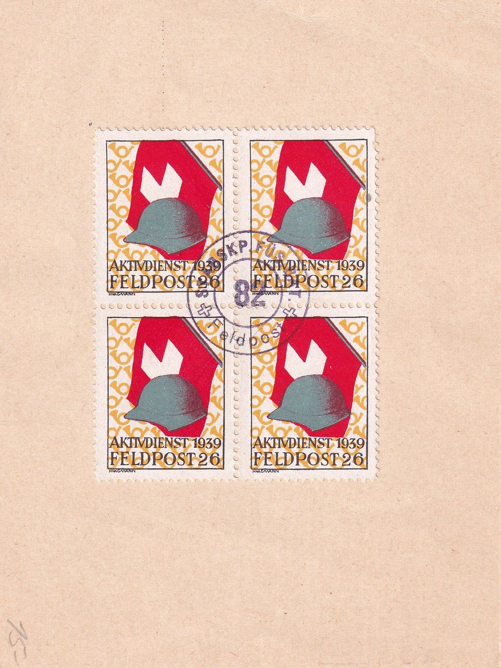 Tutti i francobolli: Militärpostkarte – Usato da Birsfelden venduto da Sakurajima 1