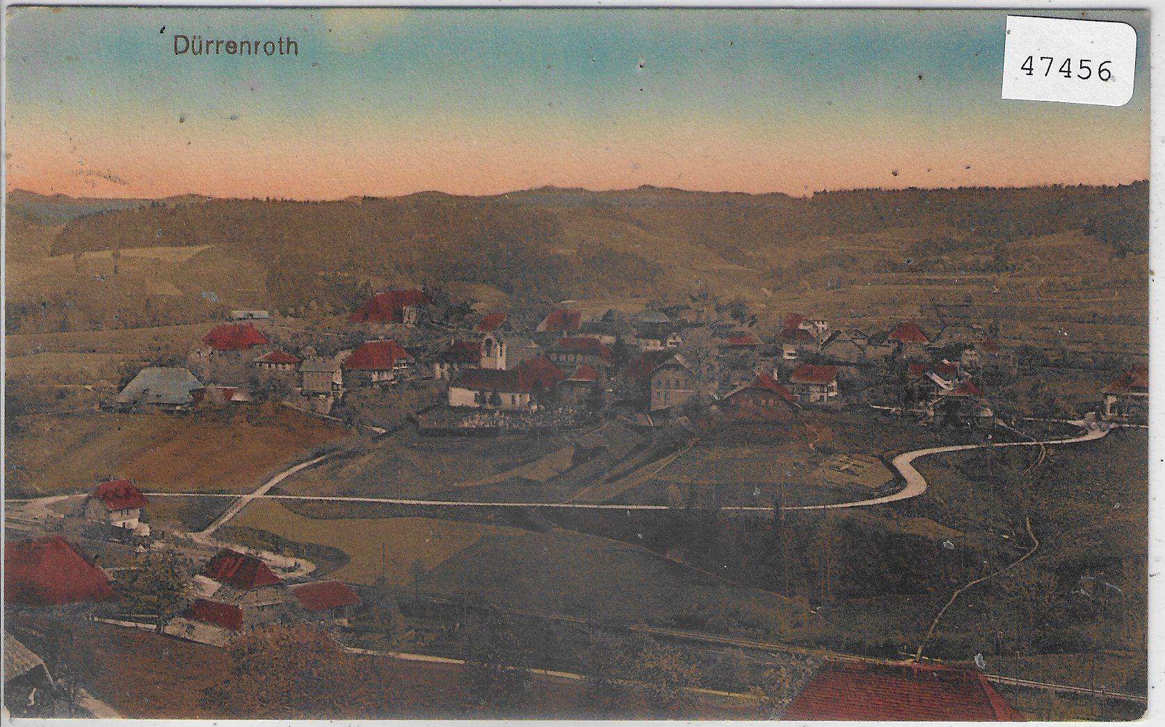 Cartoline postali: Dürrenroth - Generalansicht - coloriert – Difettoso da Ettingen venduto da Kartenplanet