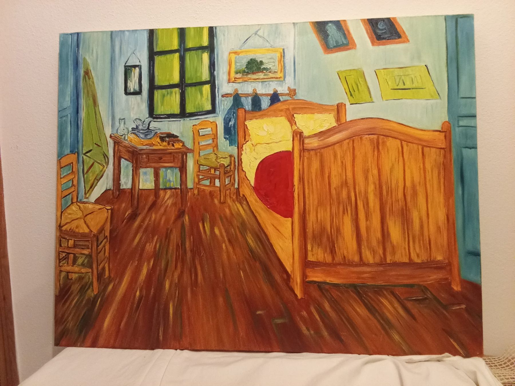 Dipinti: copia del dipinto di VAN GOGH la CAMERA – Nuovo (secondo la descrizione) da La Punt Chamues-ch venduto da geo1968