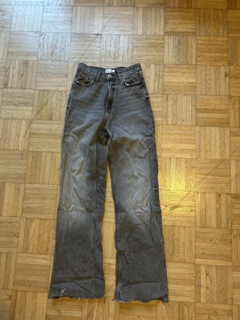 ZARA Jeans Damen Grau EUR 34