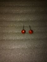 OHRRINGE MODESCHMUCK MIT ECHT KRISTALL,,,ORANGE