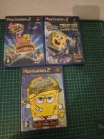 PS2 Spongebob Games Bundle: 3 Titles, Great Condition!