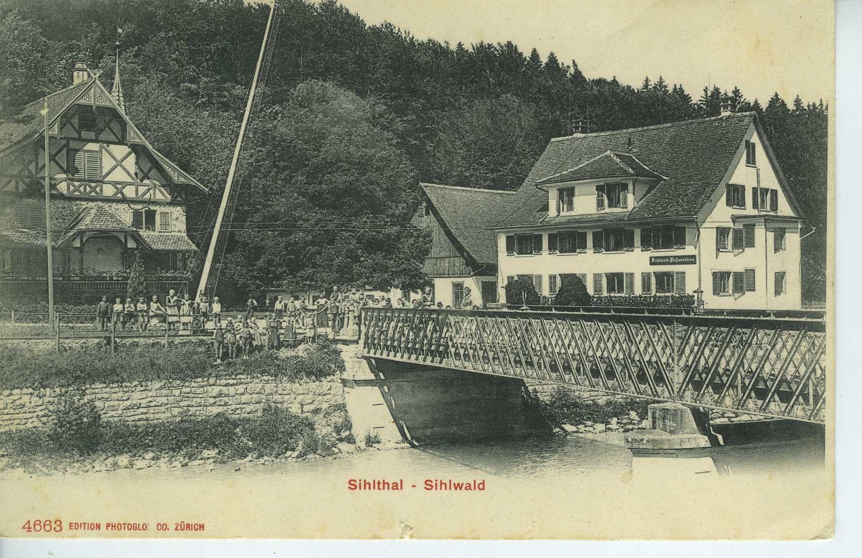 Ansichtskarten: Sihlwald - Sihltal – Gebraucht aus Schleitheim von Pmschlaate