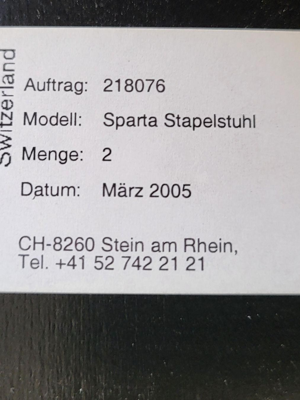 Dietiker Chaises: 2 Dietiker Sparta Stühle – D'occasion à Dietlikon par Yul_yy9w 8