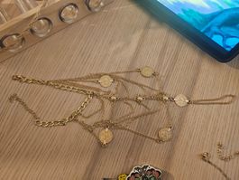 Fussketter Fussschmuck Kupferfarben