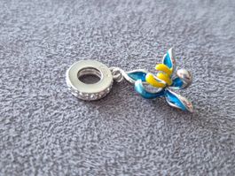 Charm Iris-Blüten Anhänger +Garantie
