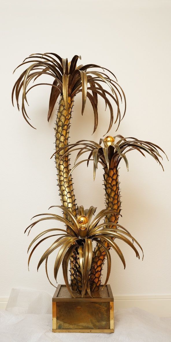 Lampade: MAISON JANSEN - Lampe Palmier - Palm tree lamp – Usato da genève venduto da jonto 1