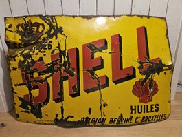 original 1m20 Shell Emailschild aus den 1930ern!!!
