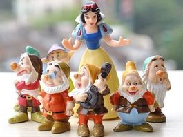 8 FIGUREN - SCHNEEWITTCHEN UND 7 ZWERGE - SNOW WHITE