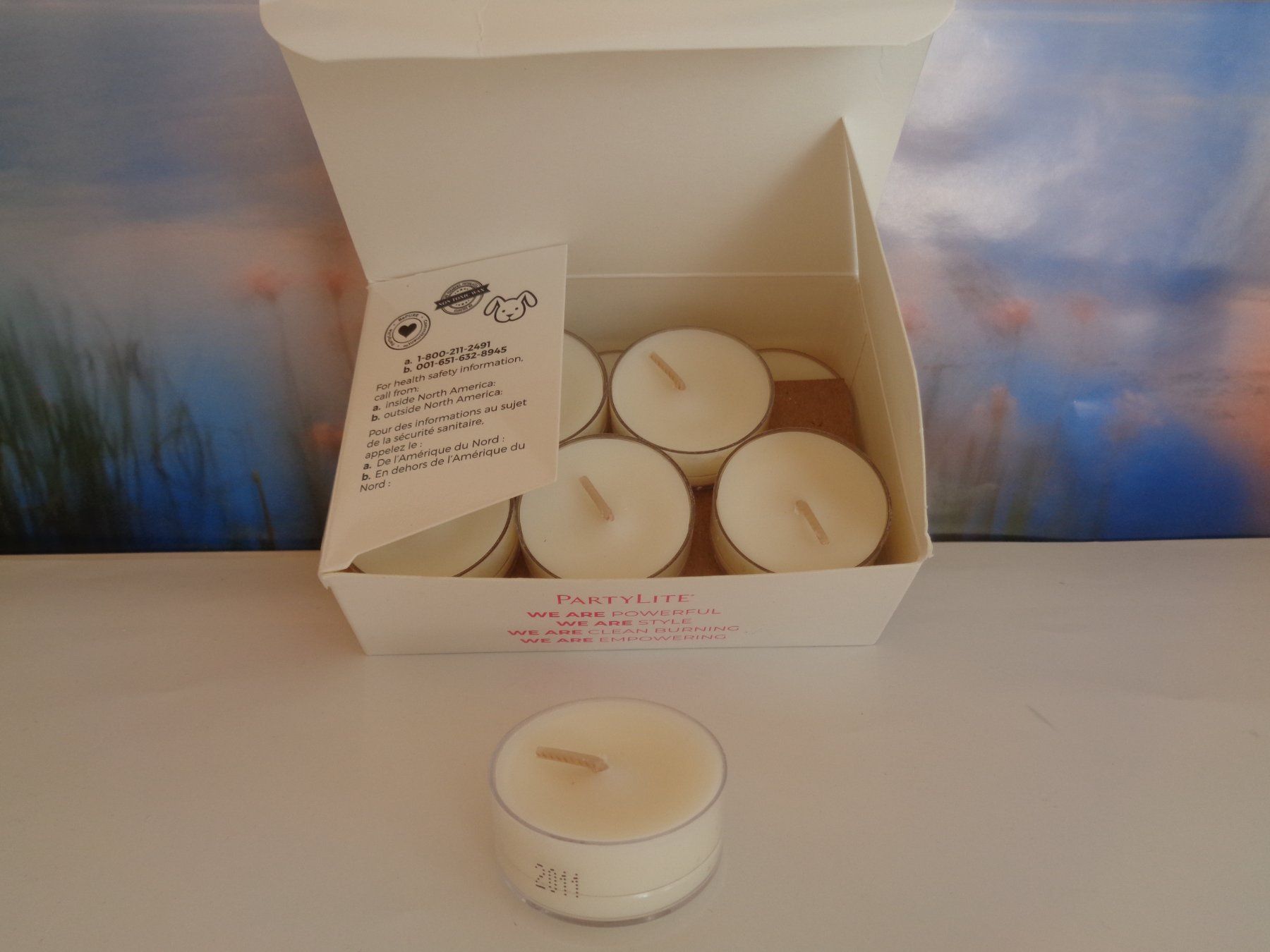 Partylite Candele: 12 TL Baumwollbrise/Cotton Breeze – Nuovo e nell'imballaggio originale da Frauenkappelen venduto da Sunneschy00 1