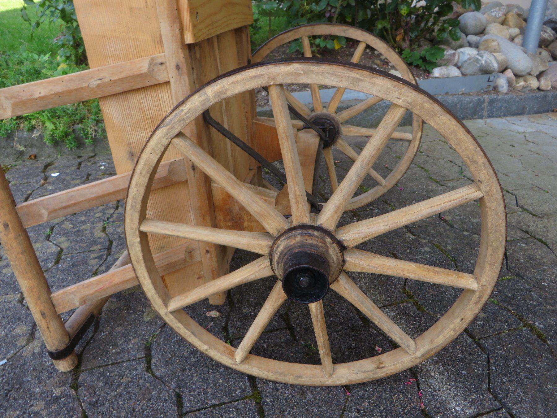 Carrelli di trasporto: Nr. 6 Orginal restauriertes Leiterwägeli / Leiterwagen – Usato da Ermenswil venduto da lodero 8
